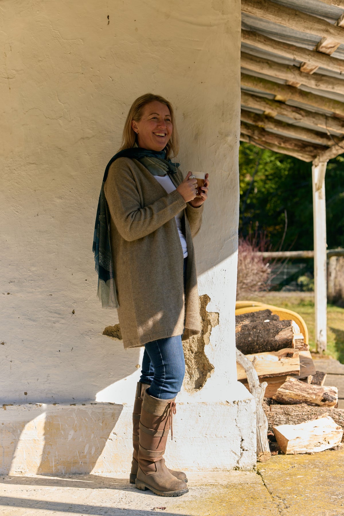 Possum Merino Dani Longline Cardigan