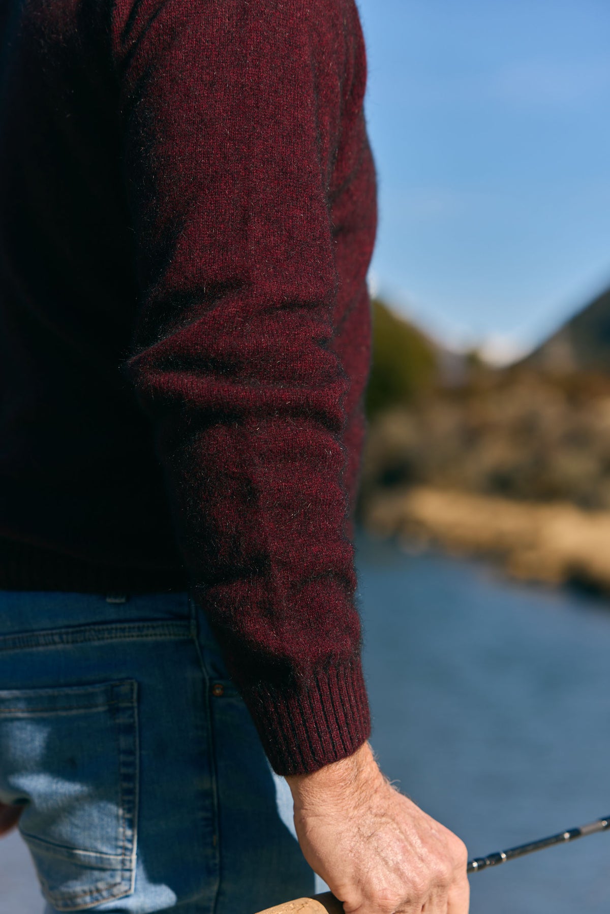 Possum Merino Kepler Zip Neck Sweater