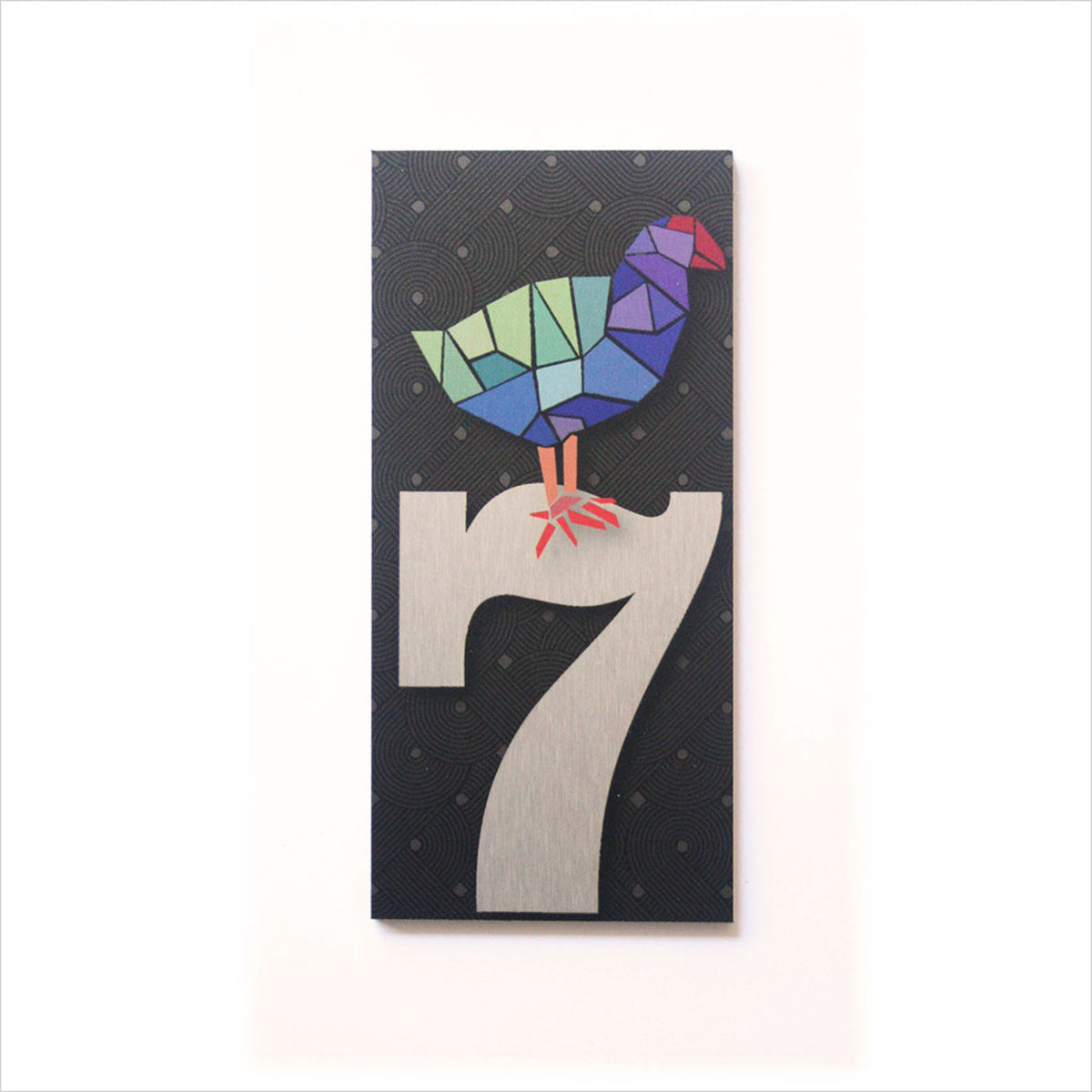 house  and letter box number 