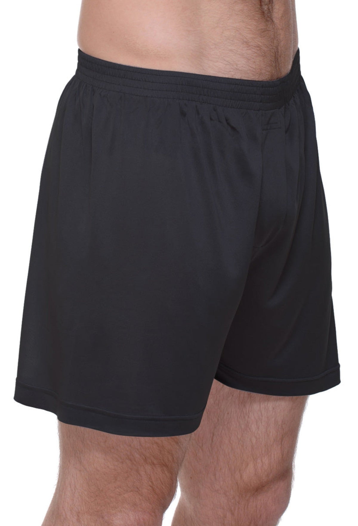 silk Black shorts 