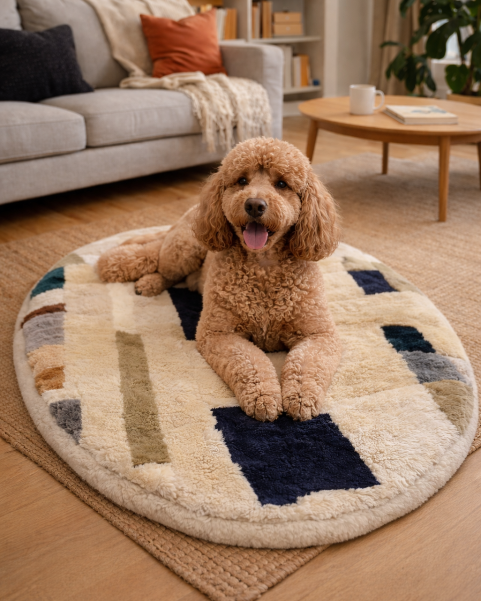 Sheepskin Dog Bed