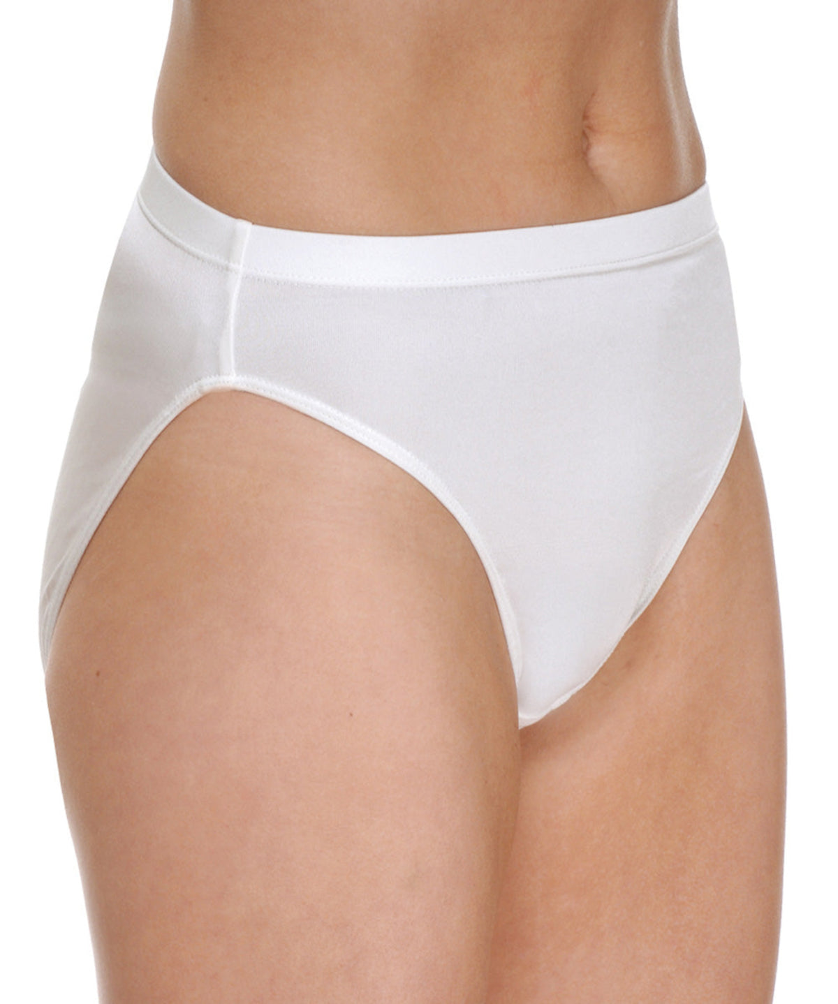 White silk underwear 