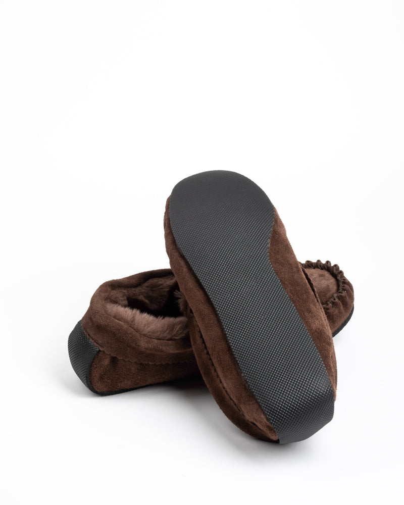 Sheepskin Traditional Hard Sole Moccasins